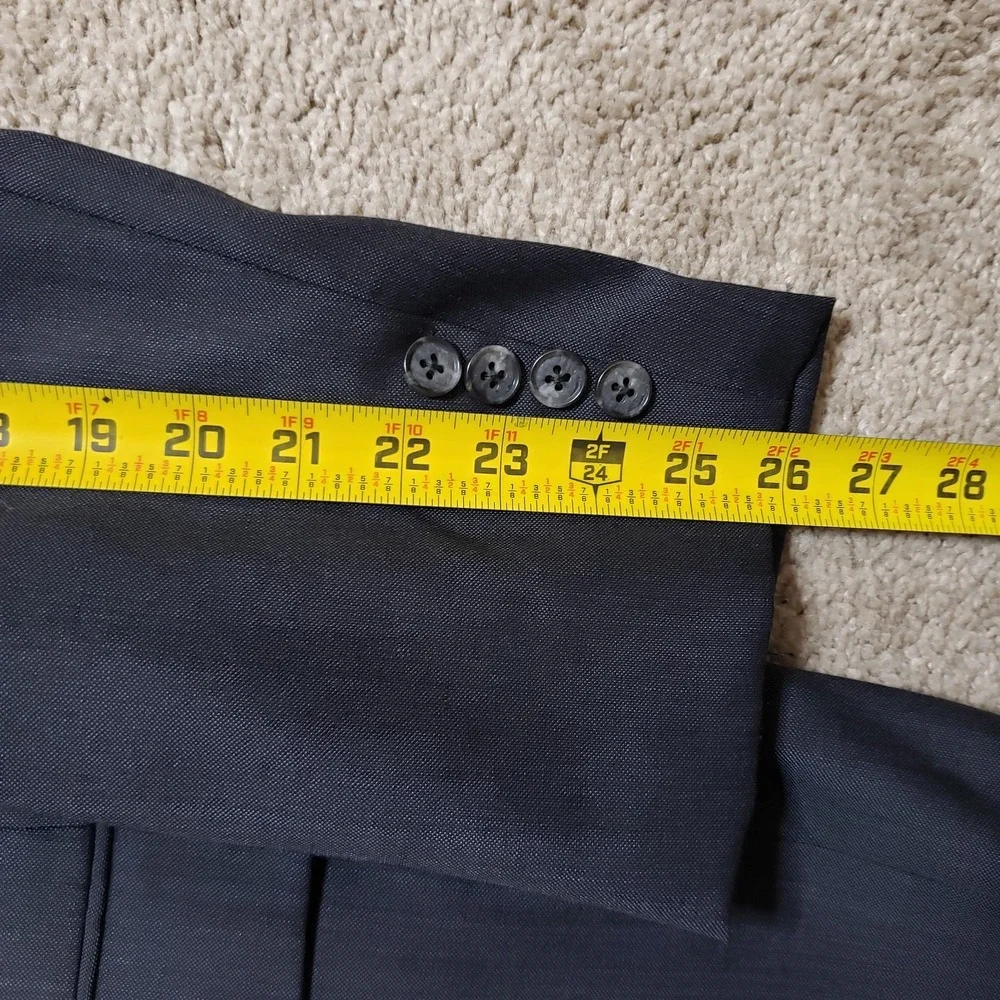 Jos‎ A Bank Jacket 2XL 2XLT Gray Wool Tailored Traveler Blazer Sport Coat 50L